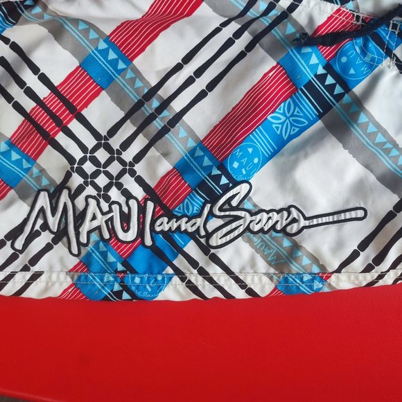 Maui and sons kids swimming pants size M 10/12 - Picture 3 of 9